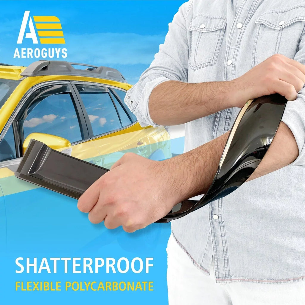 AEROGUYS In-Channel Window Deflectors Extra Durable Window Visors Rain Guards Fit for Subaru Outback 2020-2024, Sun Visors, Wind Deflectors, Vent Visors, Car Accessories - 4pcs. AG0268
