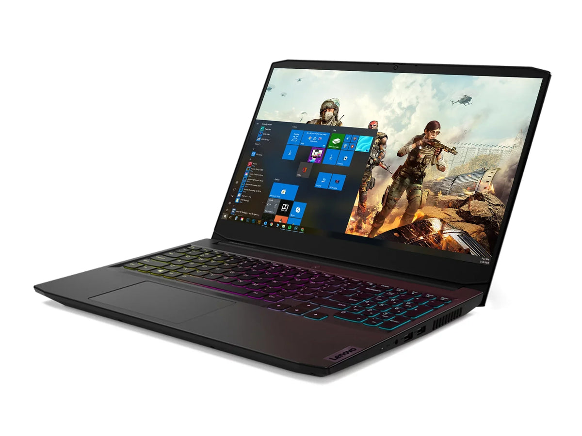 Lenovo IdeaPad 3 Gaming Laptop, 15.6" 120Hz FHD Display, AMD Ryzen 5 5600H Upto 4.2GHz, 8GB RAM, 512GB NVMe SSD, NVIDIA GeForce RTX 3050, HDMI, Wi-Fi, Bluetooth, Windows 10 Home (82K20013US)