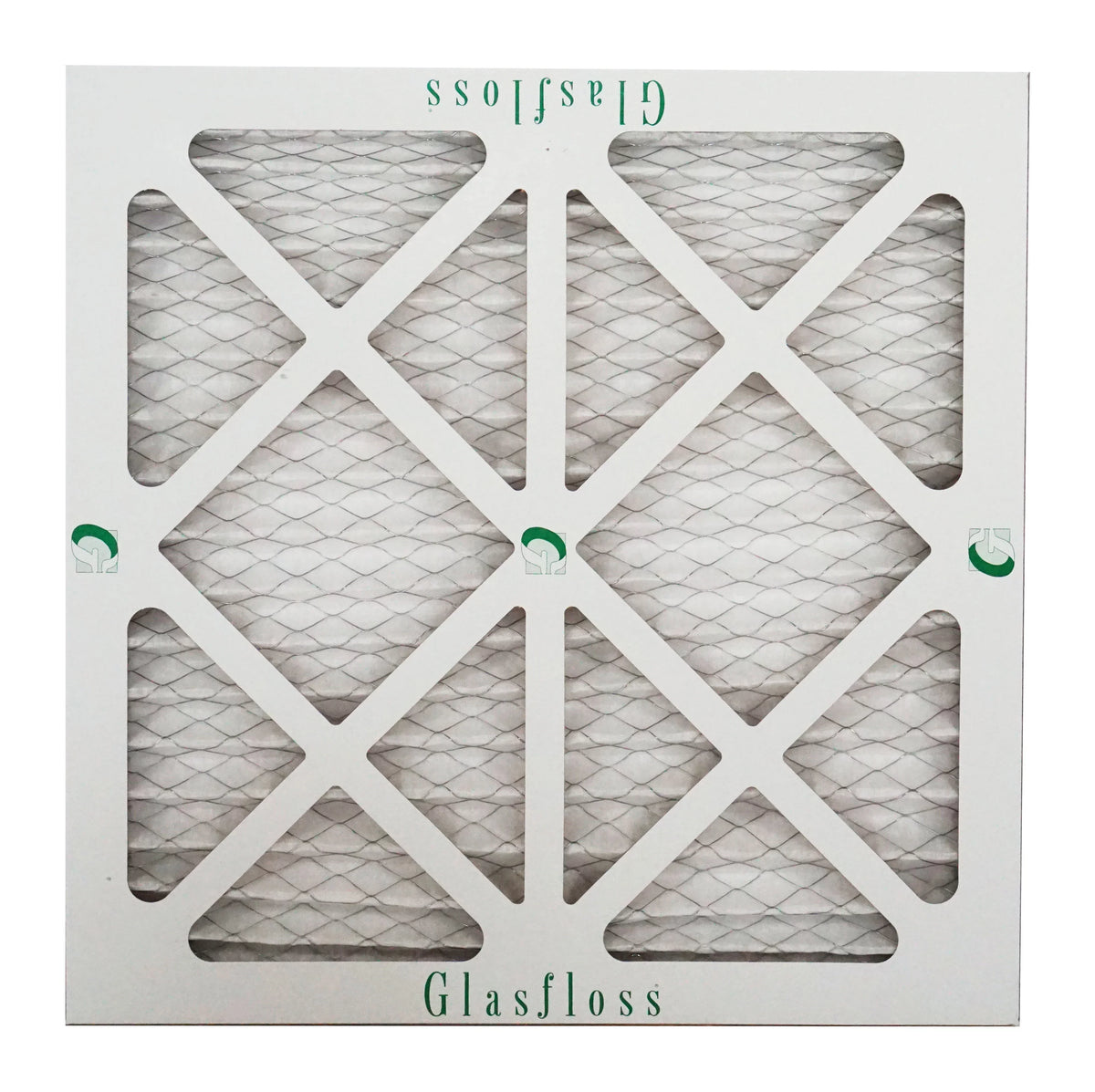 Glasfloss Air Filter 16x16x2 - 2" MERV 10 - (Pack of 6) - Pleated AC or HVAC Air Filter - Furnace Air Filter - Home or Office - Made In The USA.