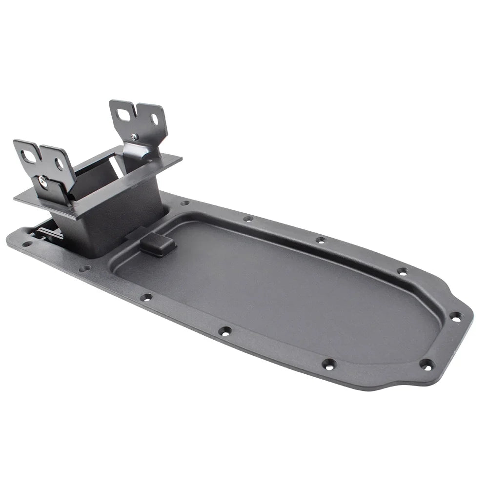 Brock Replacement Dark Full Center Console Armrest Repair Kit Base & Hinges Compatible with 04-11 Ranger Pickup Truck 3L5Z 10047A20 AAB