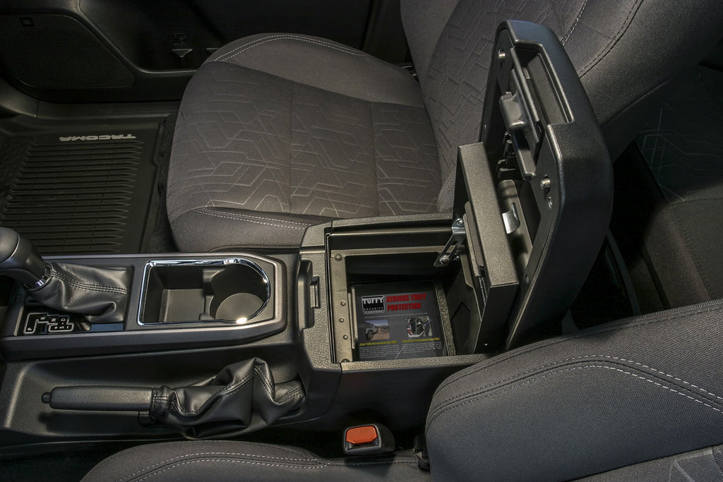 Tuffy Security Products 324-01 Console Safe; Charcoal 2016-Current Toyota Tacoma