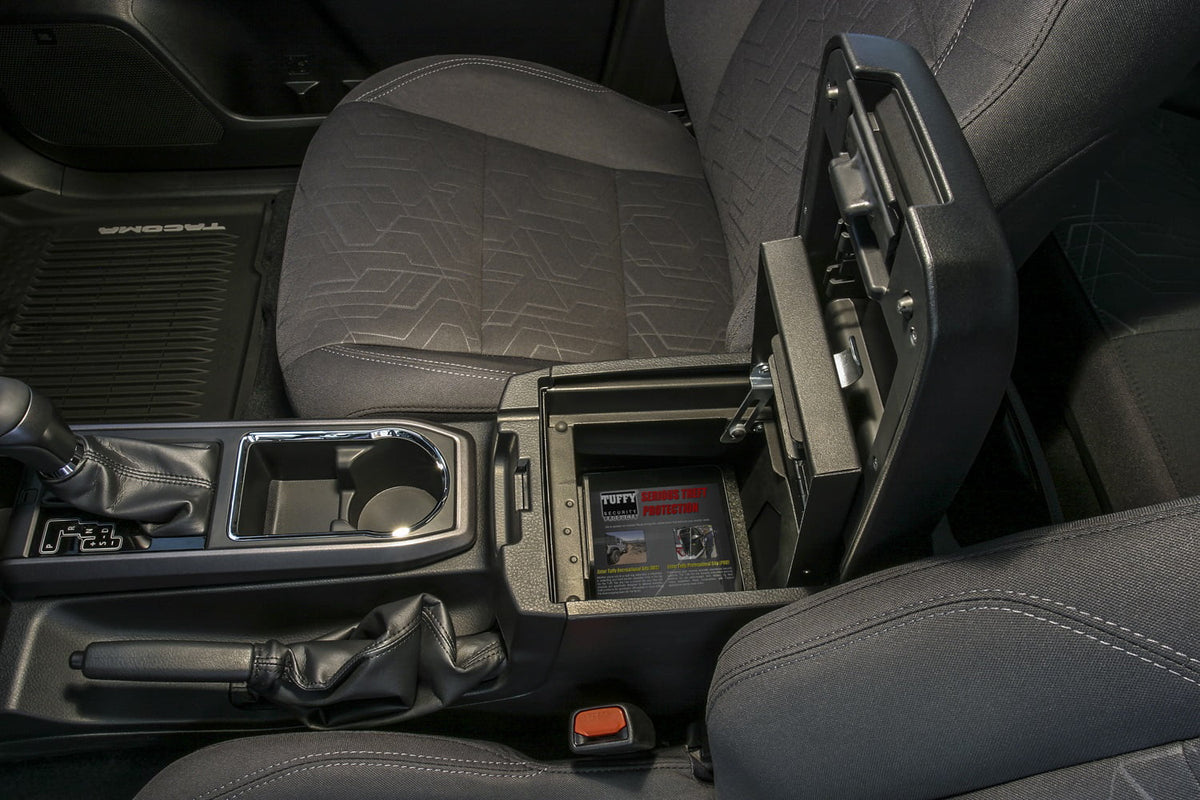 Tuffy Security Products 324-01 Console Safe; Charcoal 2016-Current Toyota Tacoma