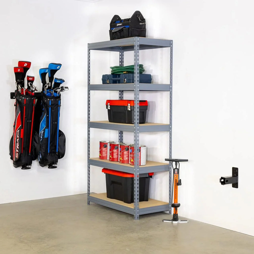 Storeyourboard Hitch Wall Mount, Bike And Cargo Rack Hanging Garage Organizer, Trailer Hitch Receiver Storage, Holds Max 175 Lbs (1.25 Unit