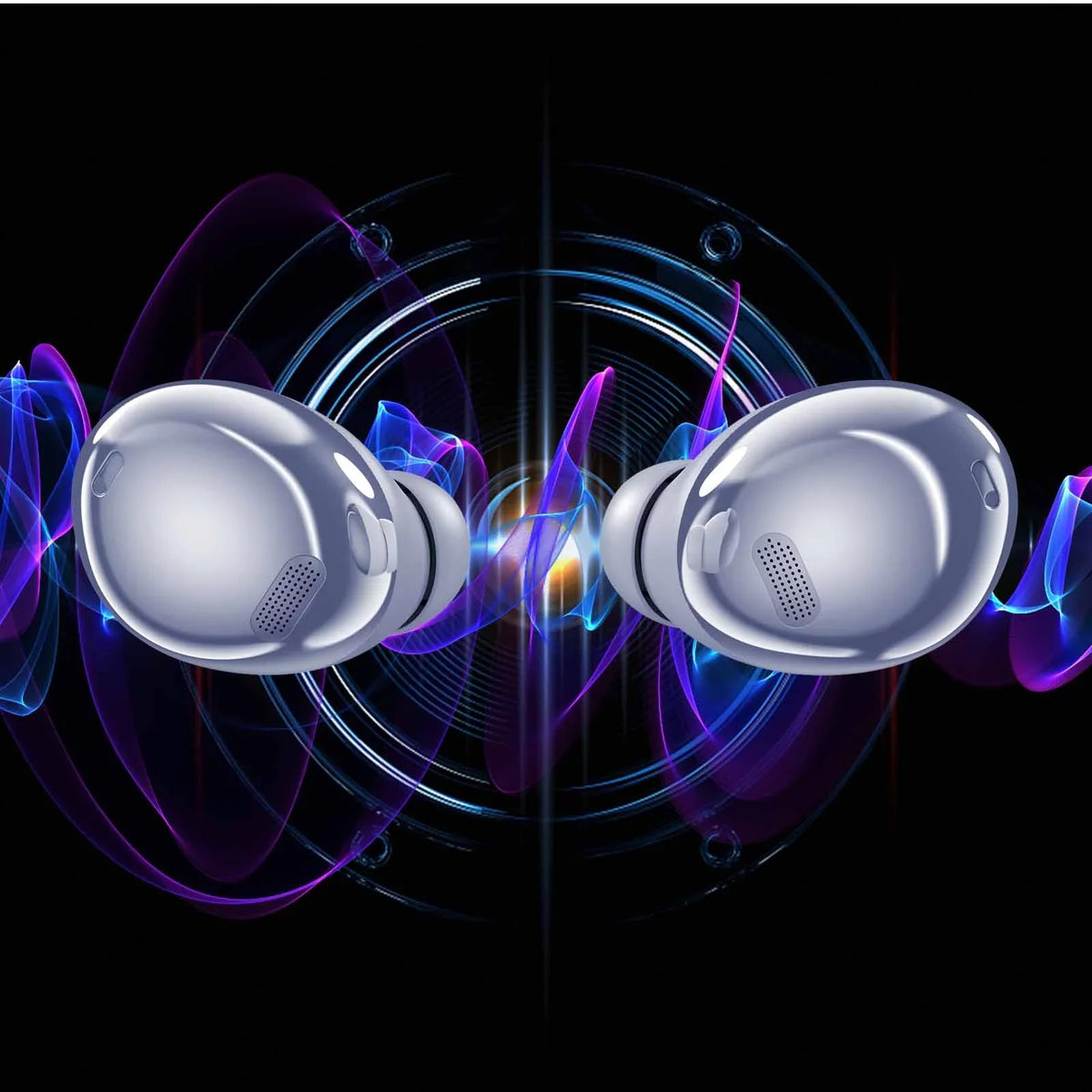 UrbanX Street Buds Pro Bluetooth Earbuds for Infinix Smart 2 HD True Wireless, Noise Isolation, Charging Case, Quality Sound, Water Resistant (US Version) - Amethyst Purple
