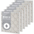 SpiroPure 11x20x1 MERV 13 Pleated Filter Air Filters - Made in USA (6 Pack)