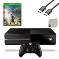 Microsoft Xbox One Original 500GB Gaming Console Onyx HDMI Cable With Assassin's Creed Odyssey Game BOLT AXTION Bundle Like New