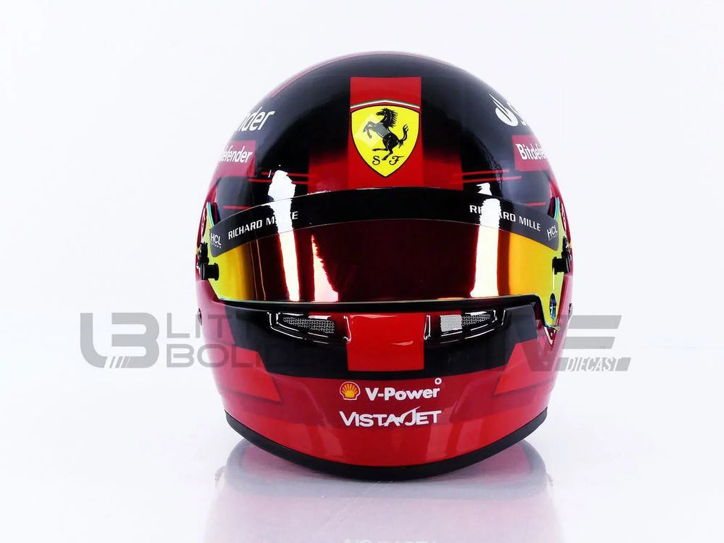 MINI HELMET 1/2 - CASQUE Carlos Sainz Jr - Ferrari F1 2023