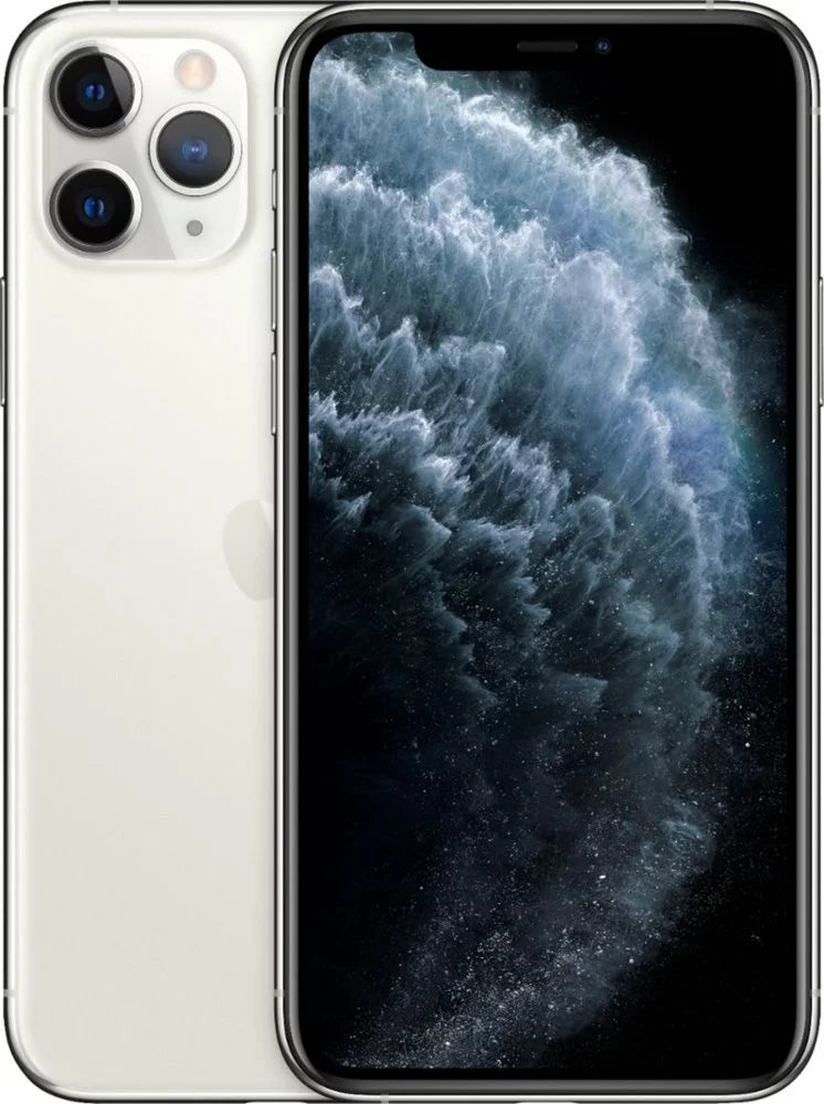 Restored Apple iPhone 11 Pro 256GB Silver LTE Cellular Straight Talk/TracFone MWCN2LL/A - TF (Refurbished)