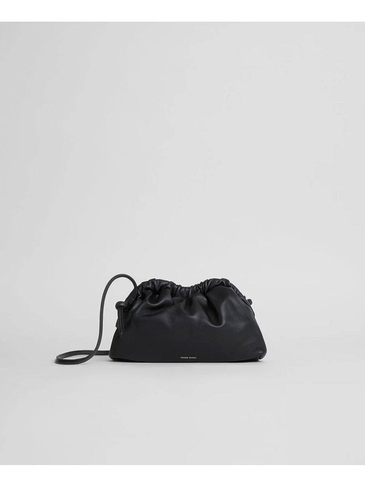 MANSUR GAVRIEL Women's Charcoal Solid Leather Single Strap Clutch Handbag Purse
