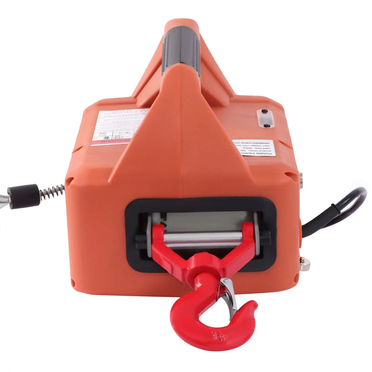 Miumaeov Electric Hoist Unit w/ Remote Control 200kg/440lb 62ft Lift Crane Heavy Duty