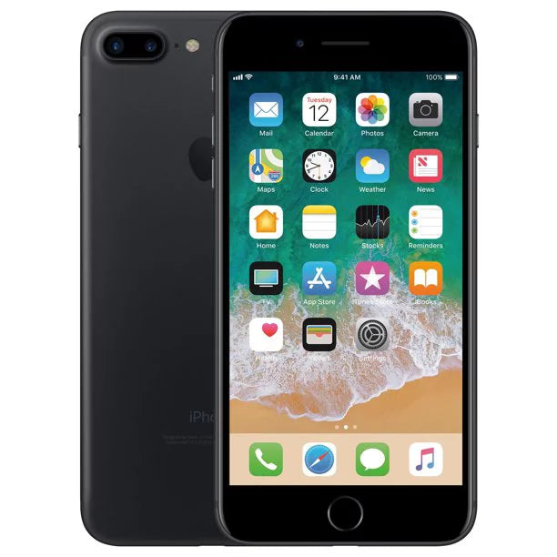 Restored Apple iPhone 7 Plus, 32 GB, Dark - Fully Unlocked - GSM and CDMA compatible (Refurbished)