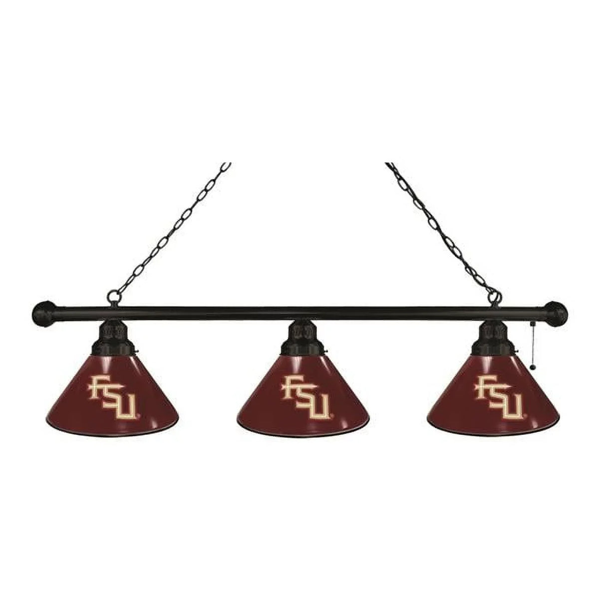 Holland Bar Stool Florida State Script Seminoles 3 Shade Pool Billiard Light, Dark