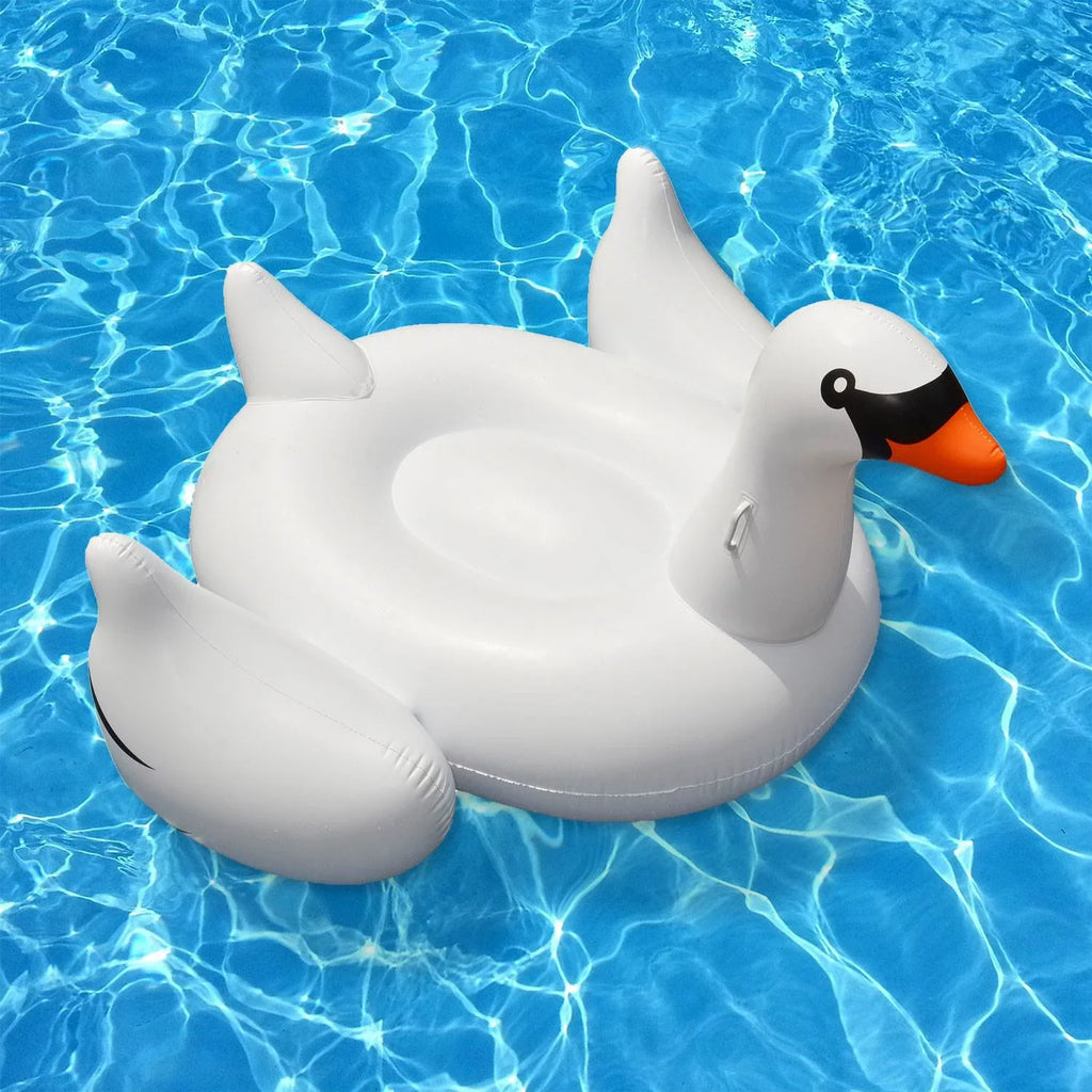 3-Pack Swimline Giant Inflatable Ride-On Inch Swan Floats | 3 x 90621