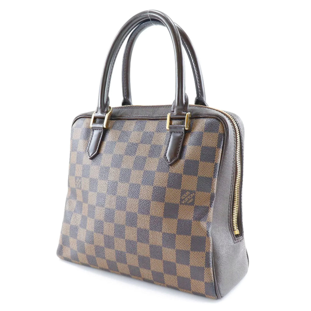 Pre-Owned LOUIS VUITTON Louis Vuitton Brera Handbag N51150 Damier Canvas Brown VI0094 Women's (Good)