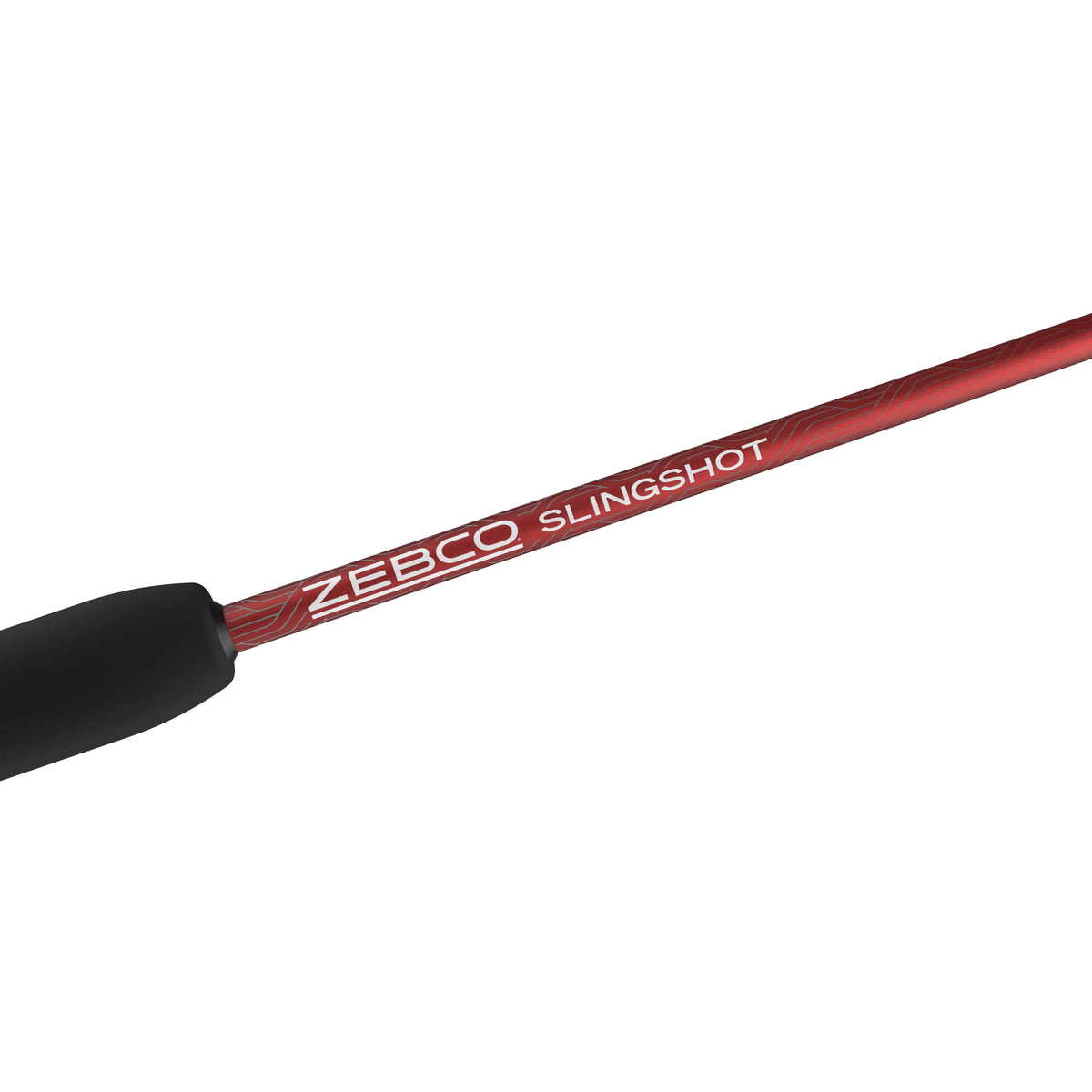 Zebco Slingshot Spinning Reel and Fishing Rod Combo, 5-Foot Inch 2-Piece Fishing Pole, Size 20 Reel, Changeable Right- or Left-Hand Retrieve, Pre-Spooled with 8-Pound Zebco Cajun Line, Red