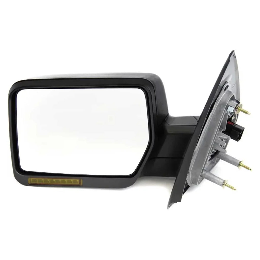 AutoShack Driver Mirror Power Folding Heated Textured Dark Replacement for 2004 2005 2006 Ford F-150 4.2L 4.6L 5.4L V6 V8 4WD RWD KAPFO1320242