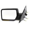 AutoShack Driver Mirror Power Folding Heated Textured Dark Replacement for 2004 2005 2006 Ford F-150 4.2L 4.6L 5.4L V6 V8 4WD RWD KAPFO1320242