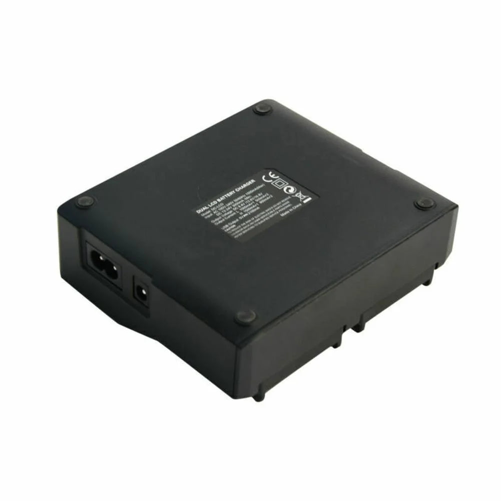 Dual Double Charger for Panasonic 124* 110*34 mm, for DMW BLF19 BTC10G GH3 GH4 GH5 LCD Quick