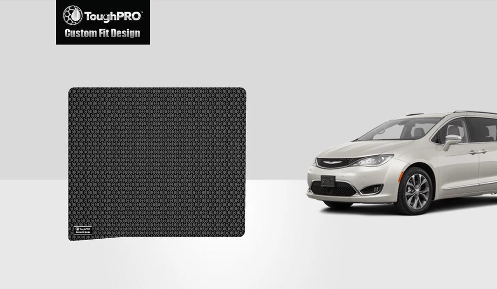 ToughPRO - Cargo Mat Compatible with CHRYSLER Pacifica - All Weather Heavy Duty (Made in USA) - Onyx Rubber - 2008