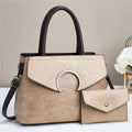 Junior Baobao Women's 2023 New European and American Handheld Women's Bag Fashion One Shoulder Women's Luggage Two Piece Set Mother Bag