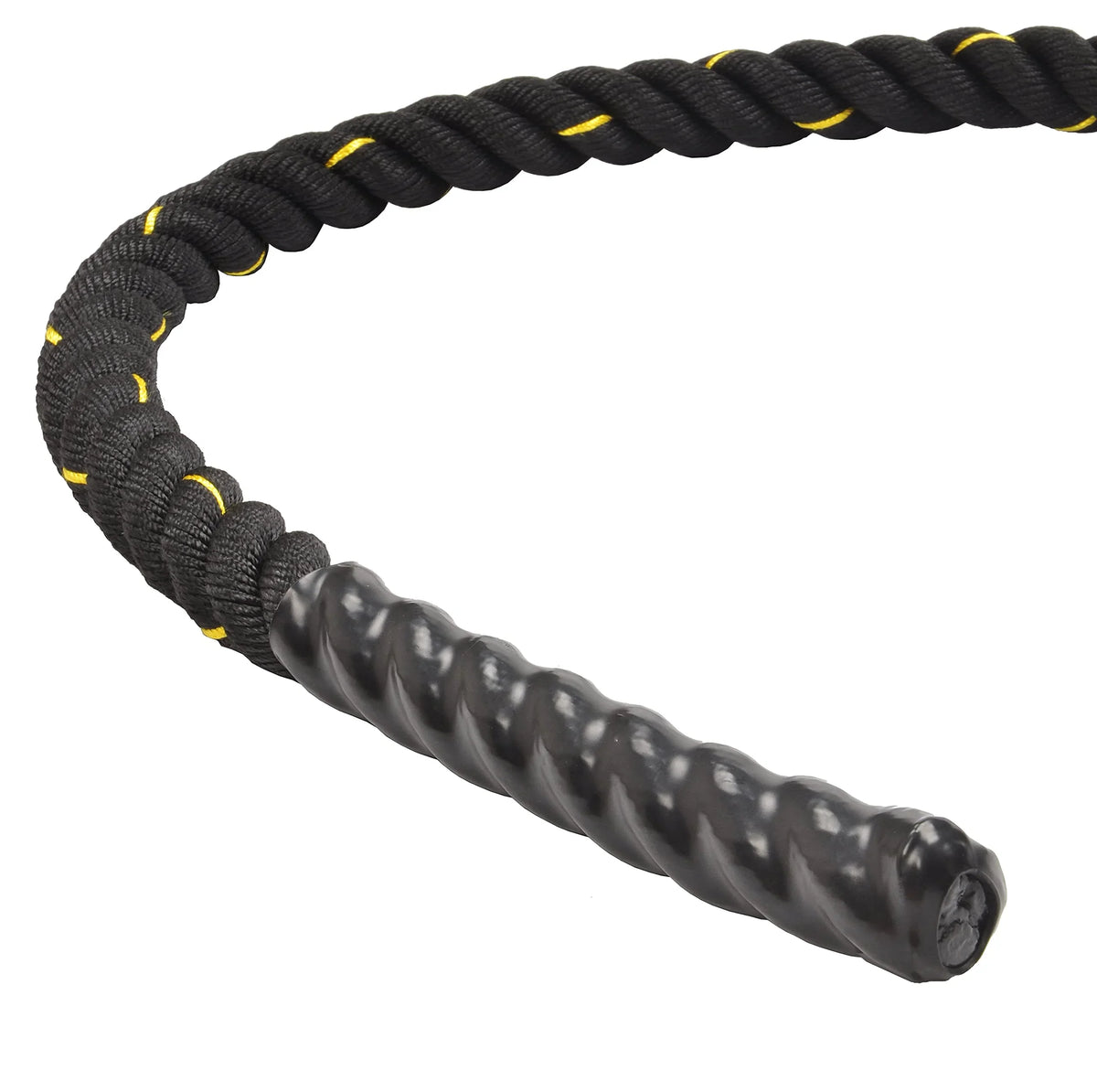 BalanceFrom Battle Rope 1.5 Centimeter Size Poly Dacron 50 FT Length, Heavy Ropes for Home Gym and Workout