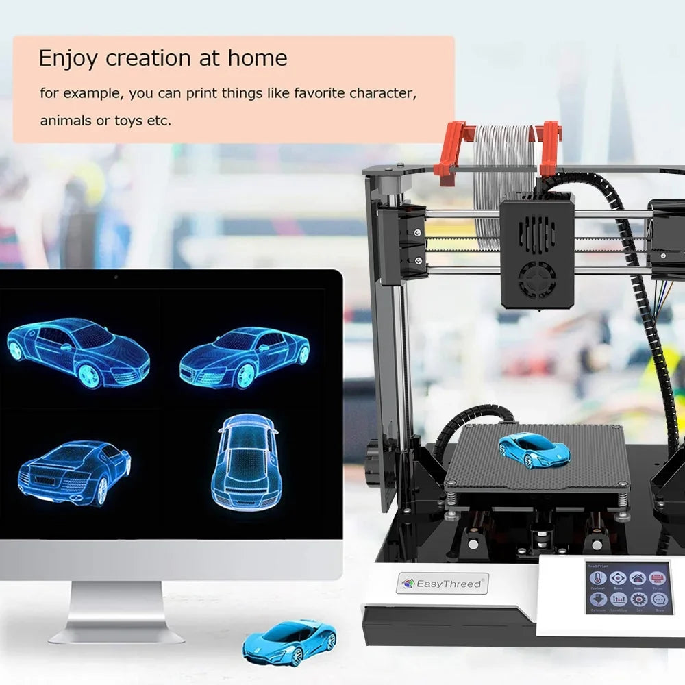 EasyThreed 3D printer,Size Removable With Inch 3d Printer Print Size Removable With With Tf K6 Plus Tf Comes With Removable With With Printer Hine Mewmewcat Mizuh Buzhi