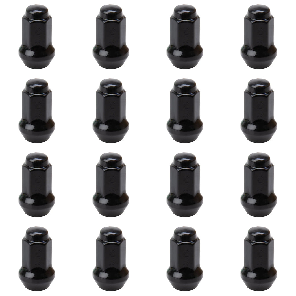 Tusk Tapered 10mm x 1.25mm Thread Pitch w/ 14mm Head Midnight Lug Nuts Fits: Cannondale FX400 2001 (Pack of 16)
