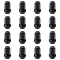 Tusk Tapered 10mm x 1.25mm Thread Pitch w/ 14mm Head Midnight Lug Nuts Fits: Cannondale FX400 2001 (Pack of 16)