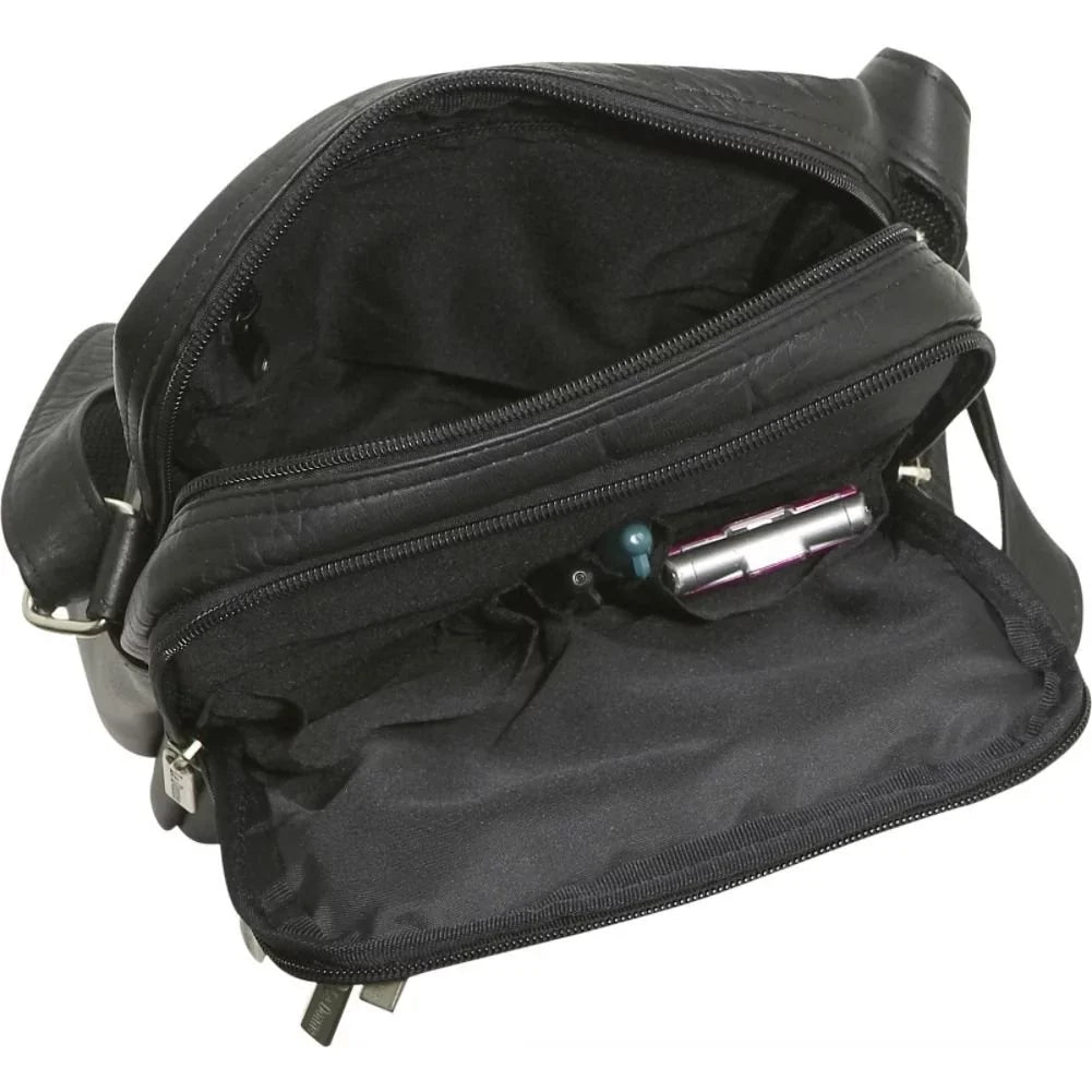 Le Donne Leather Multi Pocket Mens Bag LD-082