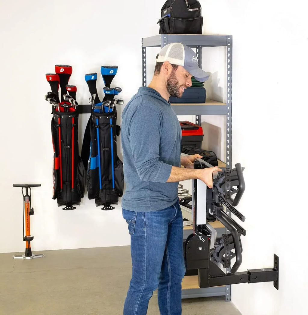 Storeyourboard Hitch Wall Mount, Bike And Cargo Rack Hanging Garage Organizer, Trailer Hitch Receiver Storage, Holds Max 175 Lbs (1.25 Unit