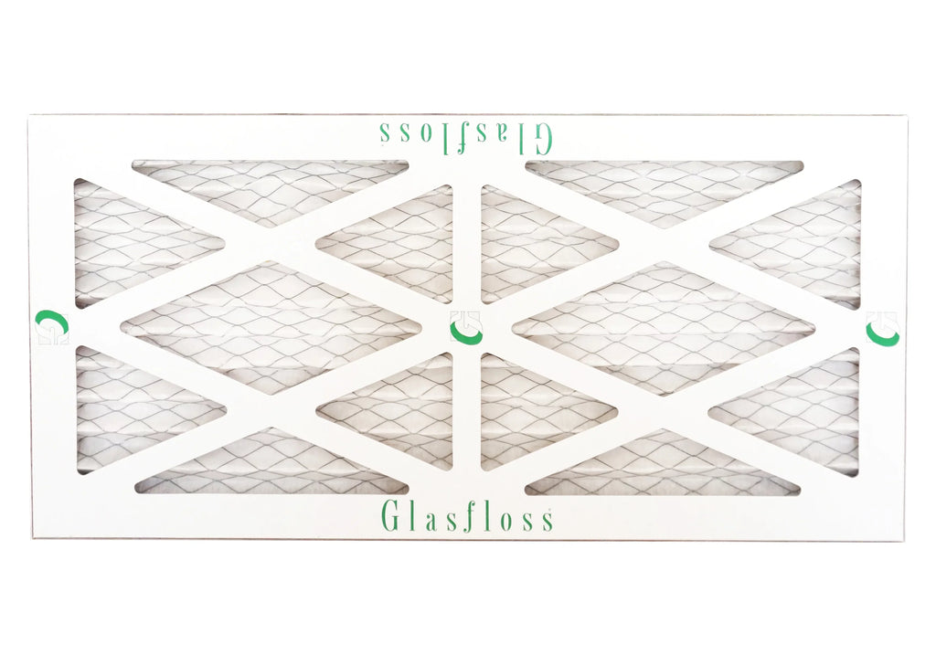 Glasfloss 10x30x1 - MERV 13 -Qty:4 - Furnace Air Filter - Made in USA (Actual Size: 9.5 x 29.5x7/8 Unit