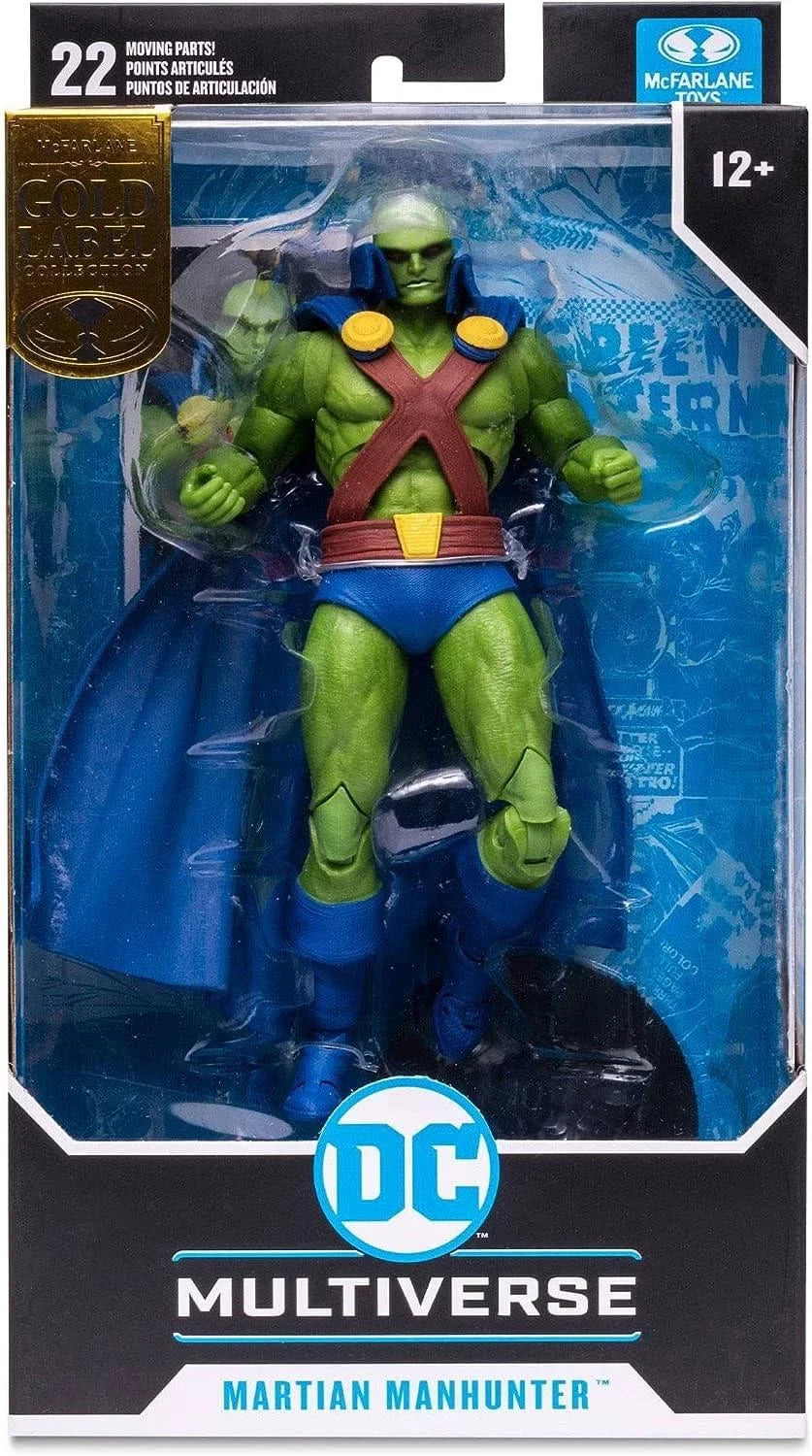 DC Multiverse 7 Centimeter Action Figure | Martian Manhunter (Gold Label)
