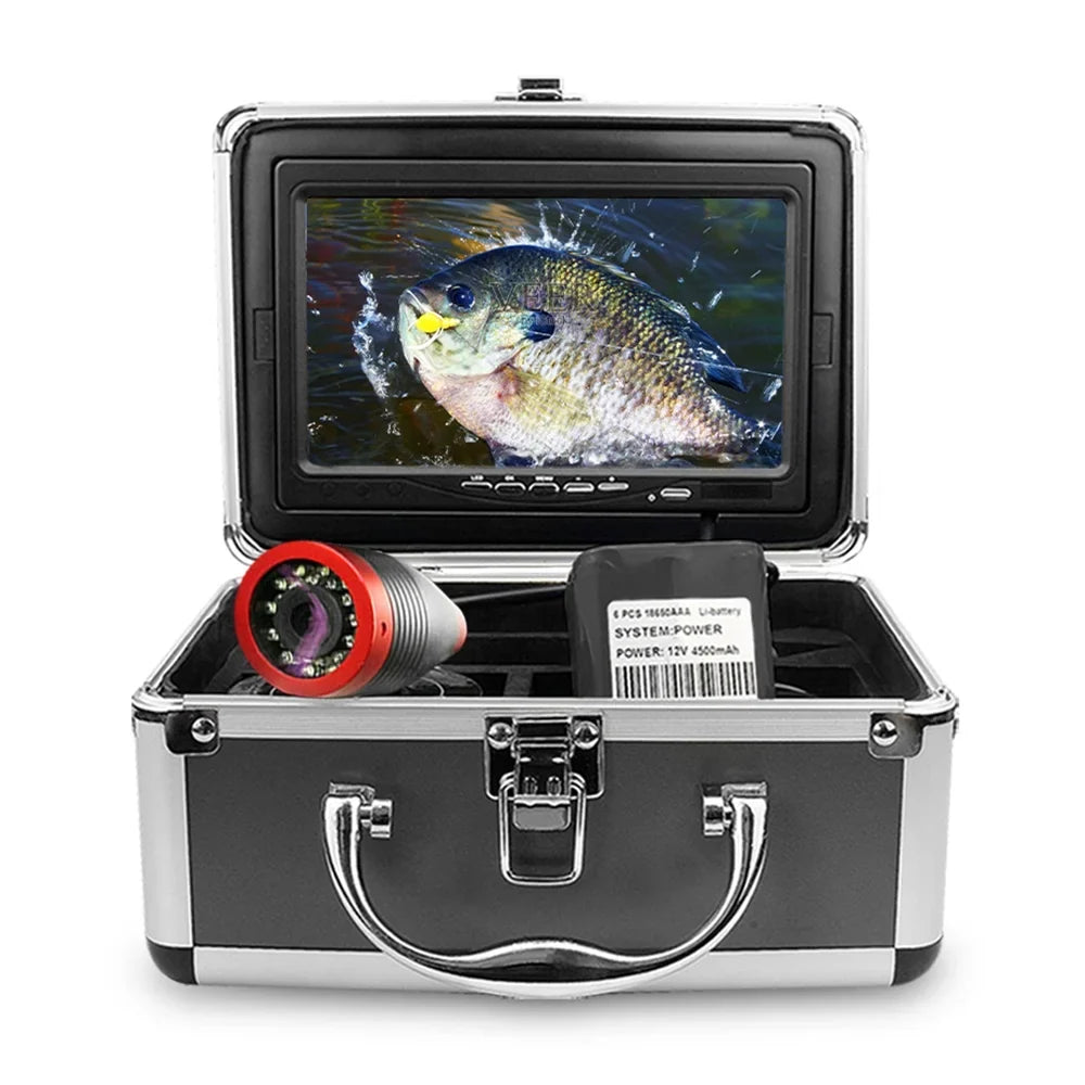 Erchang Underwater Fishing Camera Portable Fish Finder with 7 Inch for Boat Kayak Lake Sea Fishing Explore Depths, Maximize Your Fishing Efficiency