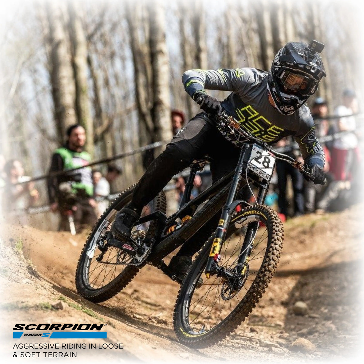 Pirelli Scorpion Enduro S Classic 29" x 2.4 Mountain Bicycle Tire Unmatched Grip and Reliability for Extreme Enduro Riding Tubeless Ready Unit TLR Enhanced ProWall MTB Casing + SmarTUBE 23/32-622