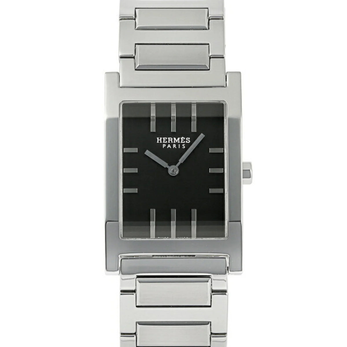 Pre-Owned Hermes Tandem TA1.710 Onyx Dial Watch Ladies (Good)