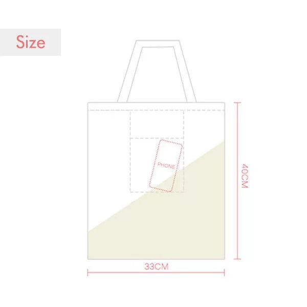 Kabukicho Japaness City Name Red Sun Flag Expression Sack Canvas Tote Shoulder Bag