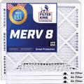 Filter King 9.5x38x1a Air Filter | 4-PACK | MERV 8 HVAC Pleated A/C Furnace Filters | MADE IN USA | Actual Size: 9.5 x 38 x .75"