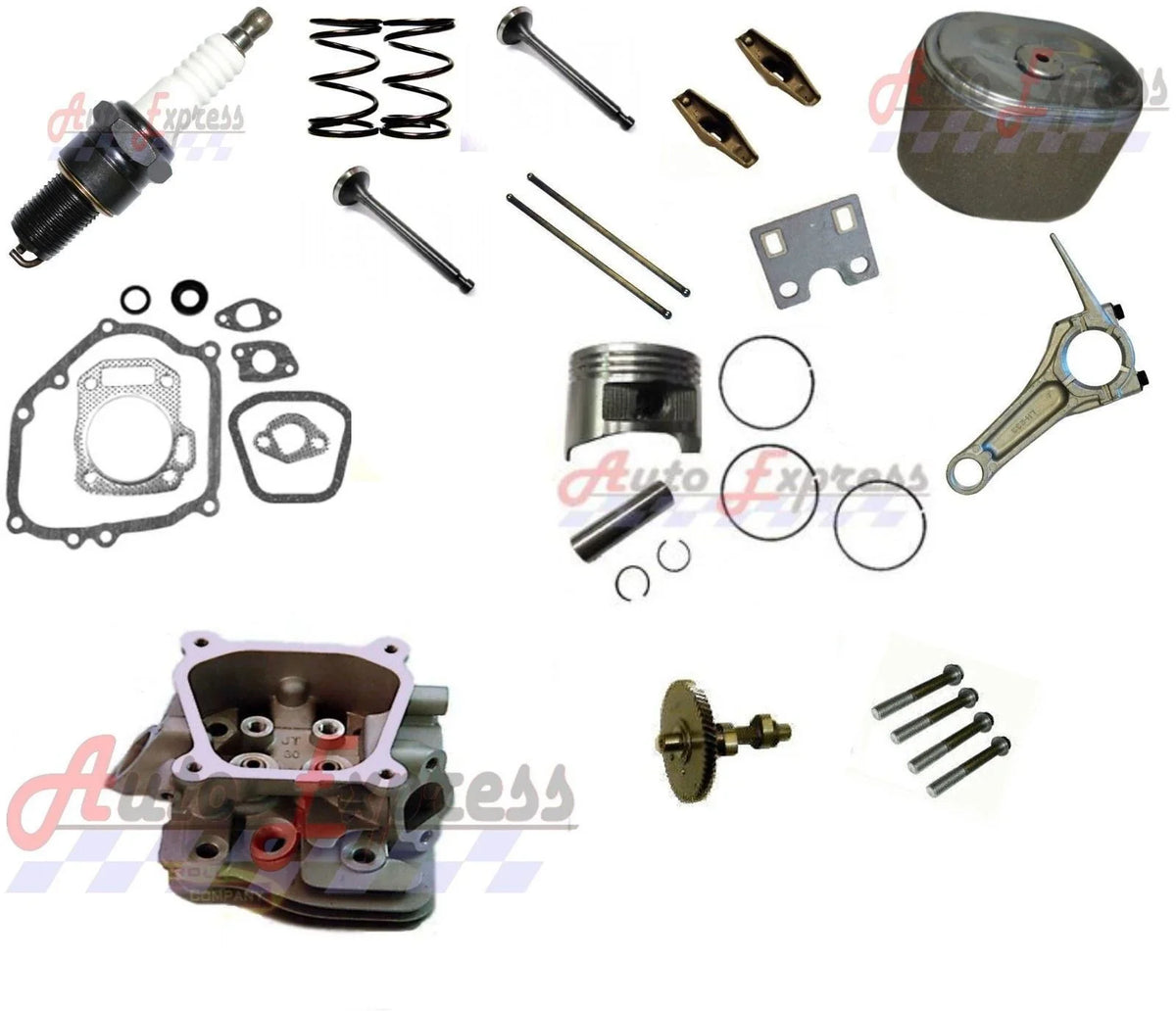 Fits Honda GX200 6.5HP Piston Kit Air Filter Connecting Rod Cylinder Head Rocker Arms
