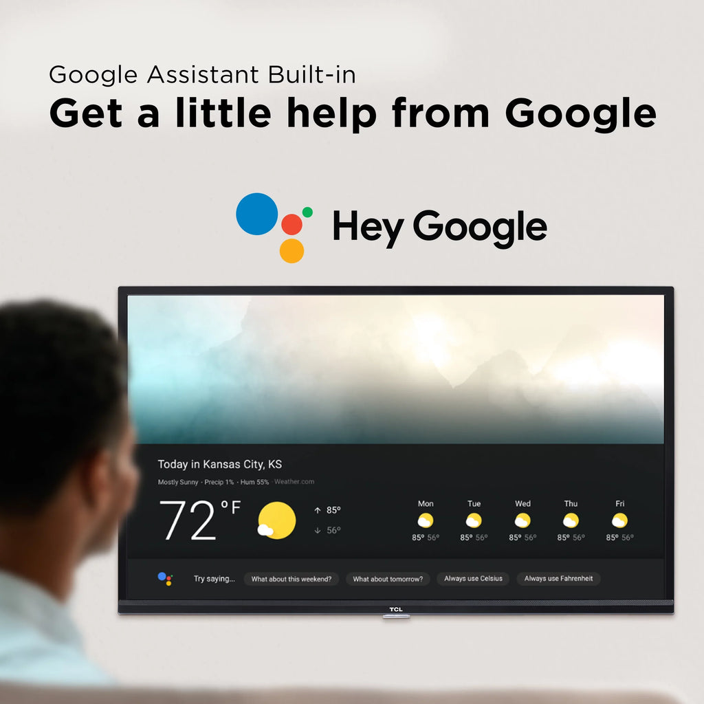 Restored TCL 40" Class FHD (1080p) LED Android Smart TV 3-Series 40S334 (Refurbished)