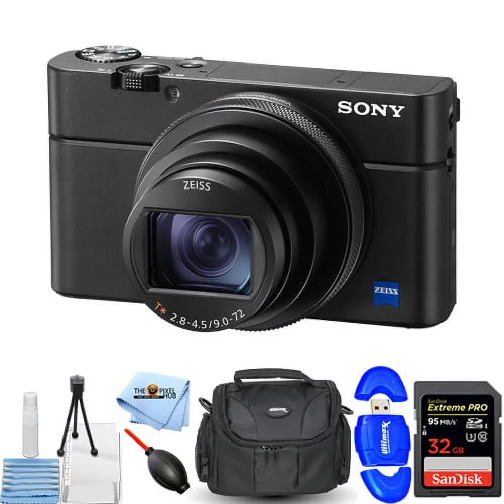 Sony Cyber-shot DSC-RX100 VI 20.1MP Digital Camera - 7PC Accessory Bundle