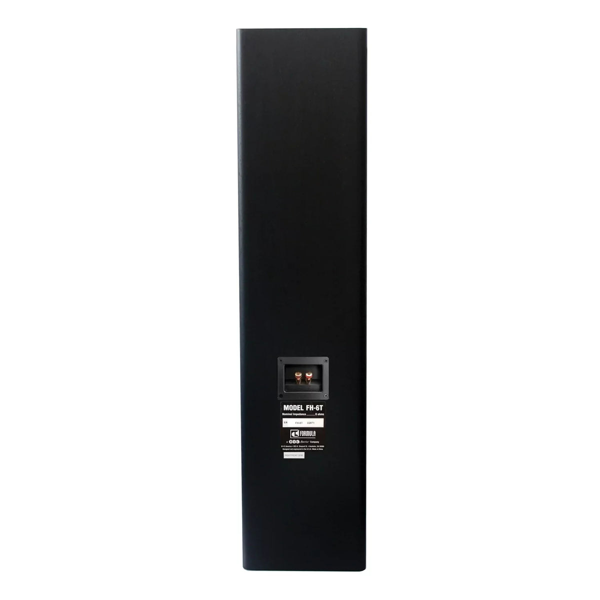 Bic America Fh-6t Formula Series Fh-6t Dual Centimeter 400-watt 2-way Slim Tower Speaker