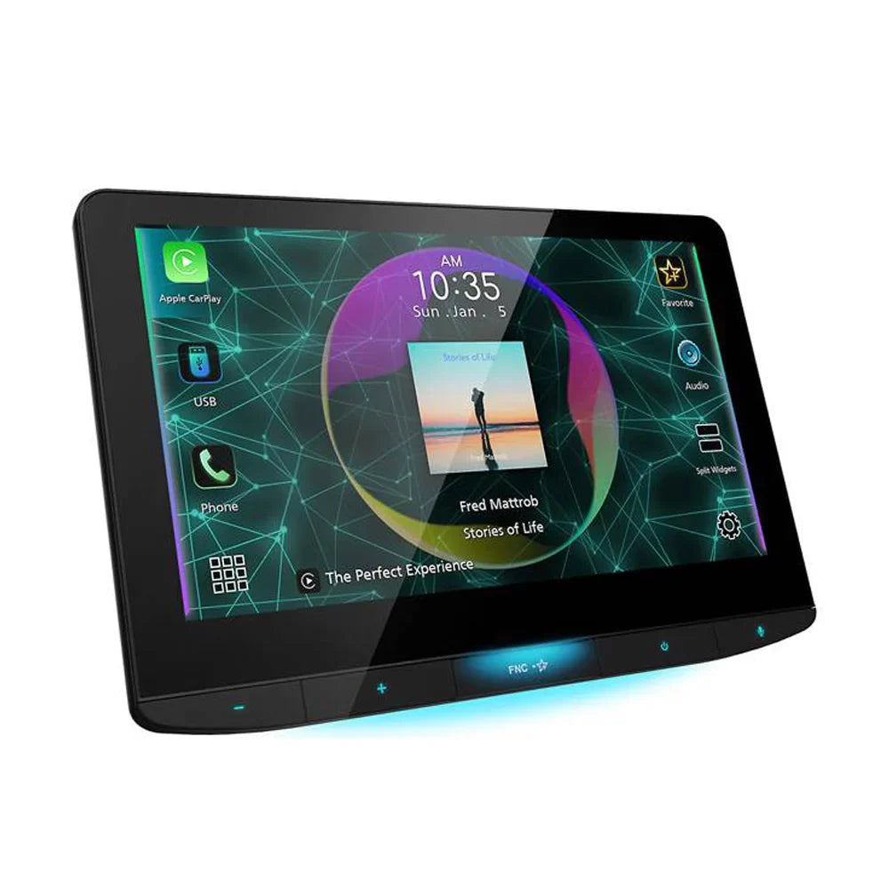 New JVC KW-Z1000W 10.1 Centimeter Digital Multimedia Receiver with License Plate Camera