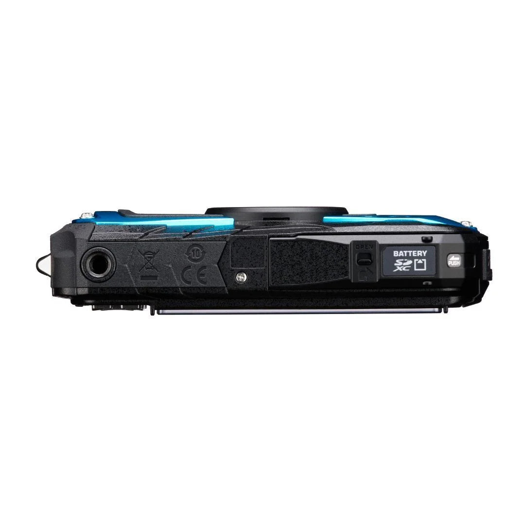Ricoh Imaging PENTAX WG-90 All Weather Adventure Compact Camera with Tough Body Construction, Exceptional Image Quality and Underwater Shooting Mode (Blue)