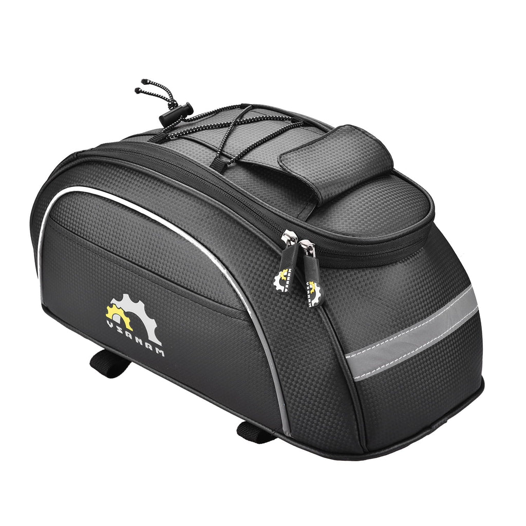 Waterproof Cycling Insulated Cooler Bag MTB Bike Trunk Bag Rear Rack Bag Storage Luggage Carrier Bag Pannier