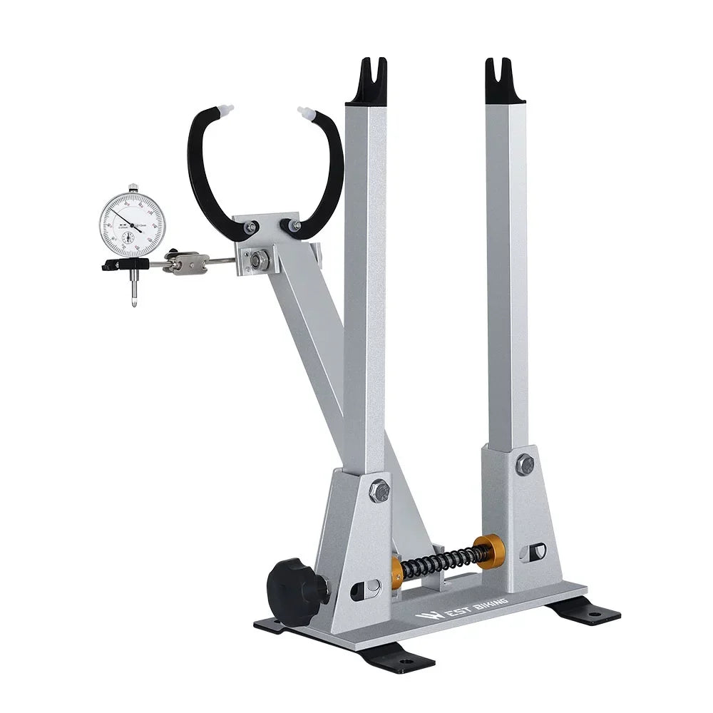 WEST BIKING Wheel Truing Stand,Indicator Tire Prcise Road BMX Bike Tire Prcise Adjustment Rims Wheel MTB Wheel Stand BMX Bike Utility Wheel MTB Road Stand Dial Indicator BUZHI Prcise Adjustment Rims