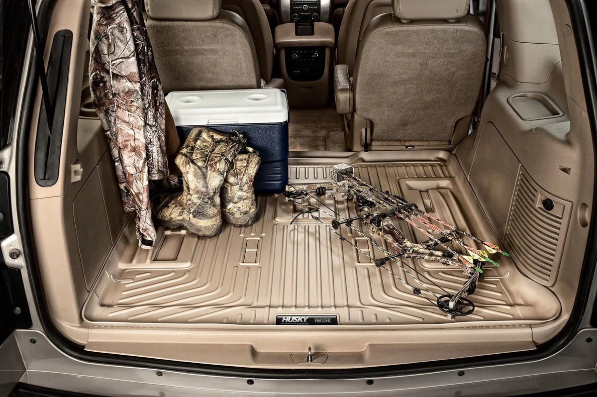 Husky by RealTruck Cargo Liner Compatible with 07-14 Escalade ESV/Suburban 1500/Yukon XL 1500 Compatible with select: 2007-2014 Chevrolet Suburban, 2007-2014 GMC Yukon XL