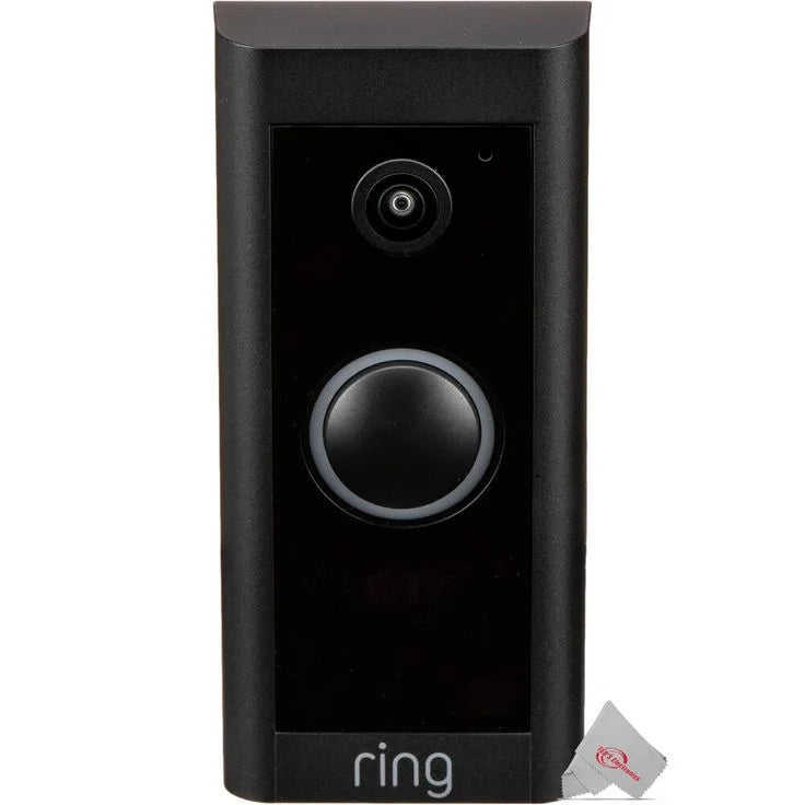 5x 1080p Wired HD Video Doorbell Dark
