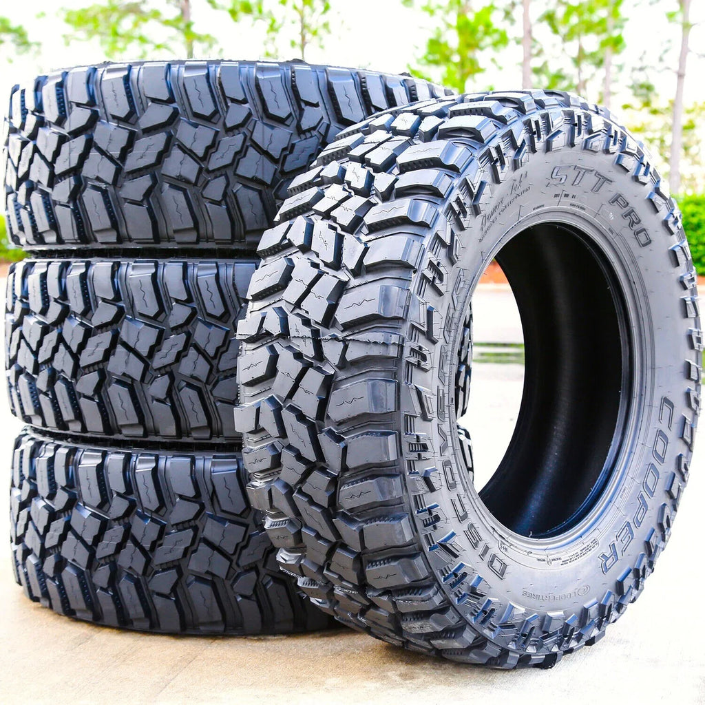 Pair of 2 (TWO) Cooper Discoverer STT Pro LT 35X12.50R20 121Q E (10 Ply) MT M/T Mud Tires