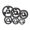 York Barbell Grip Steel Composite Olympic Iron Plate- Charcoal - 10 lbs