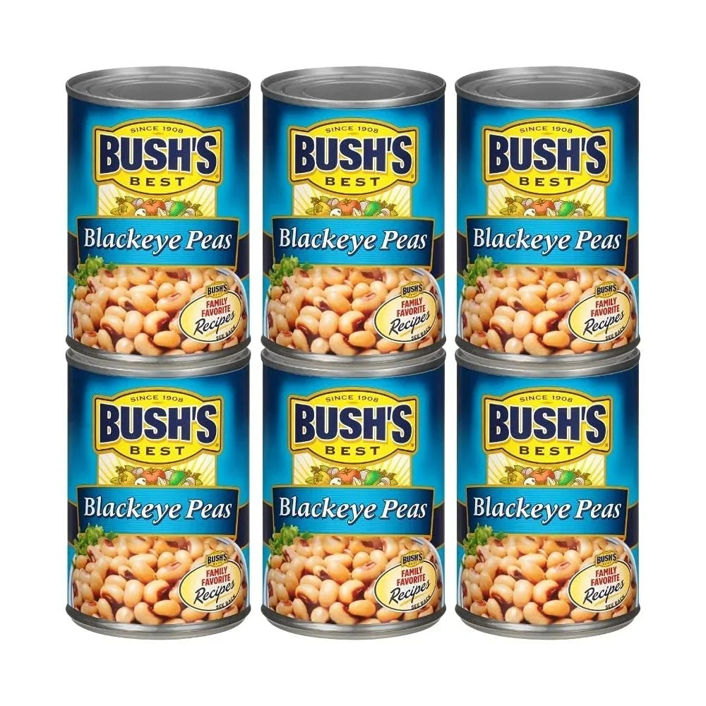 Bush,S Best Baked Beans, Onyx Peas, 15.8 Oz (Pack Of 6)